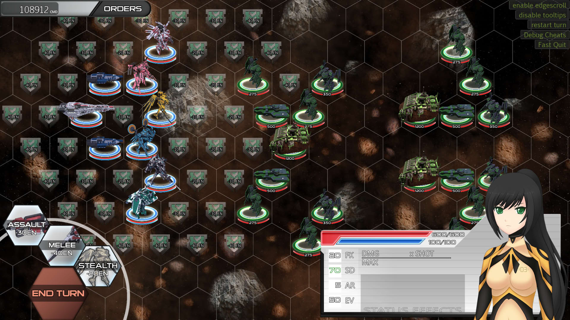 Screenshot for Sunrider: Mask of Arcadius