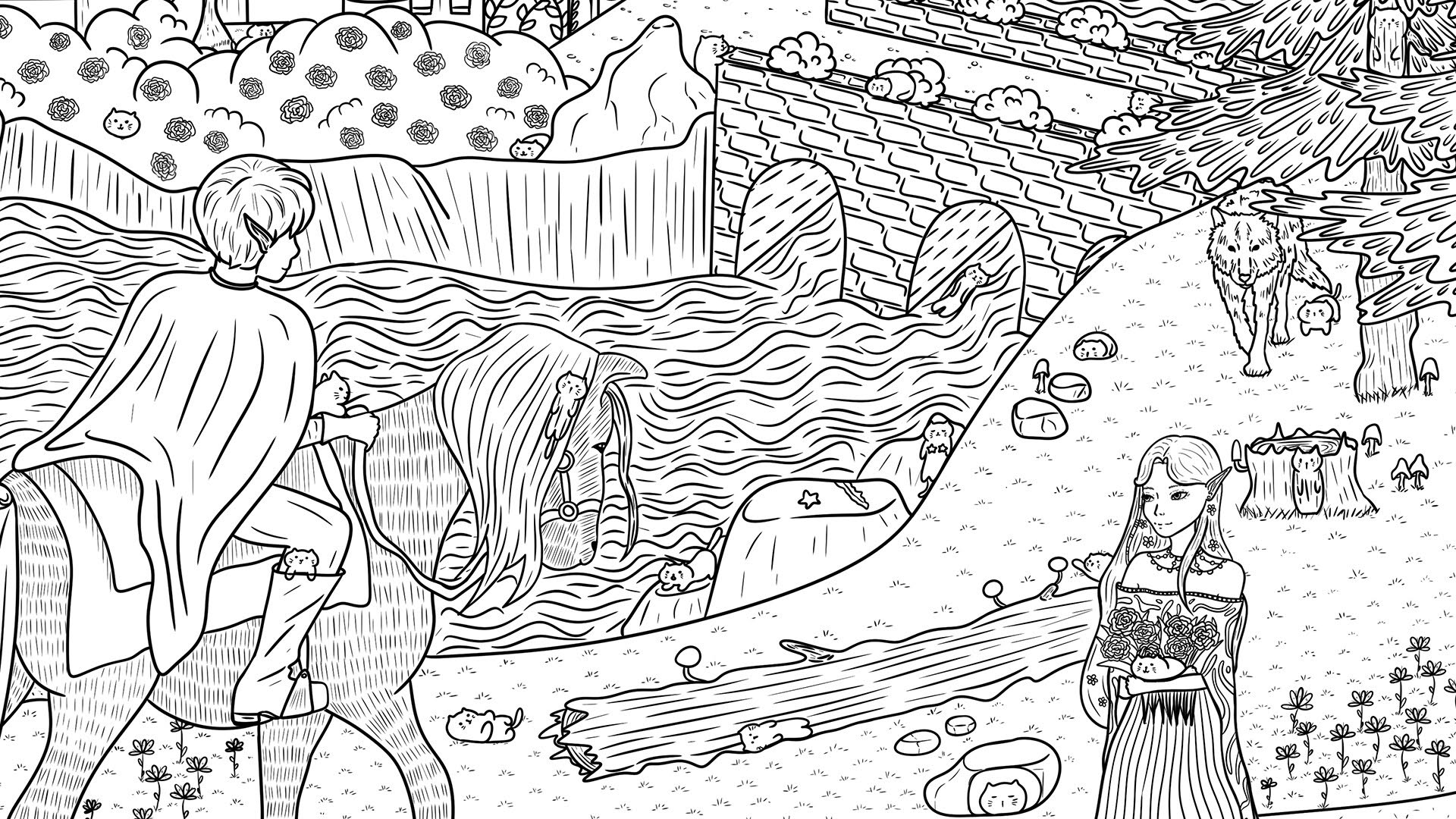 Screenshot for 100 Fantasy Cats