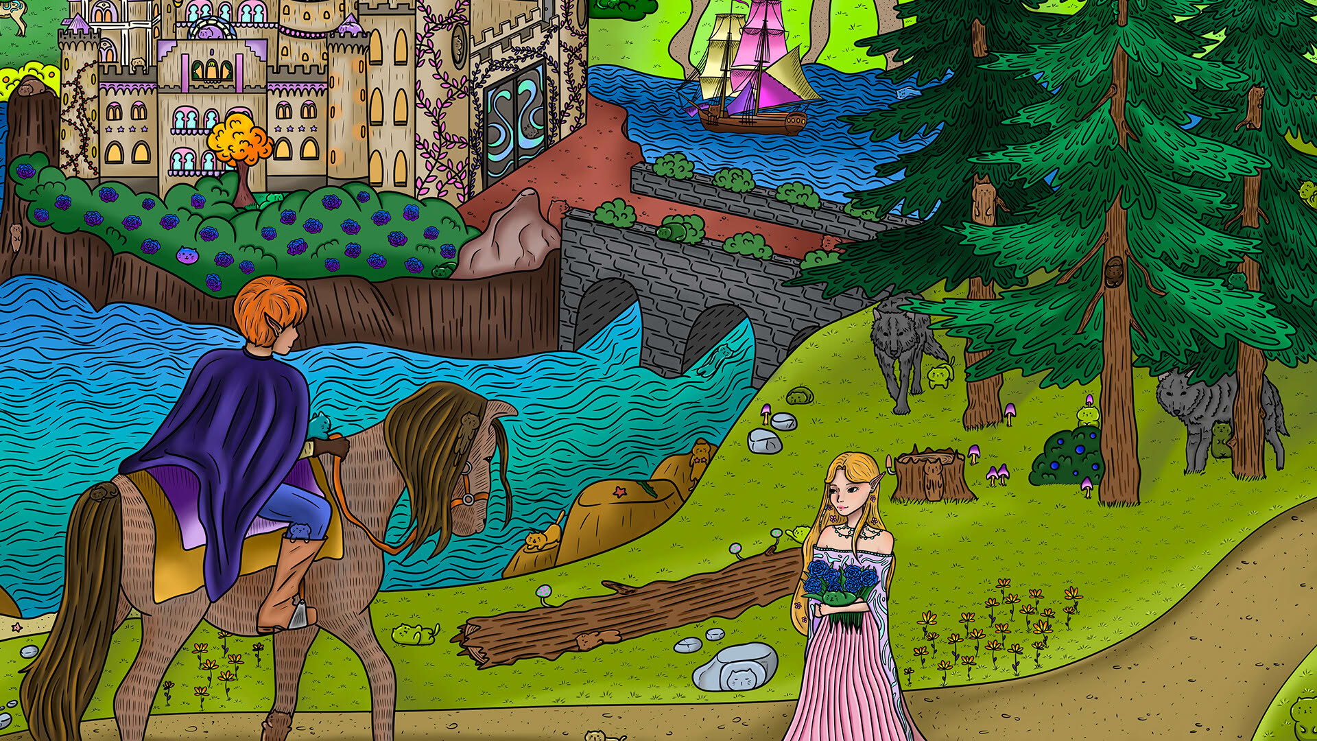 Screenshot for 100 Fantasy Cats