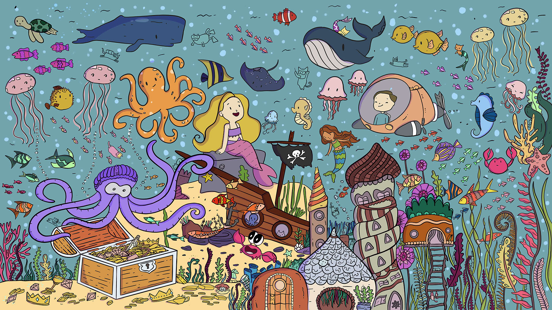 Screenshot for 100 Sea Cats