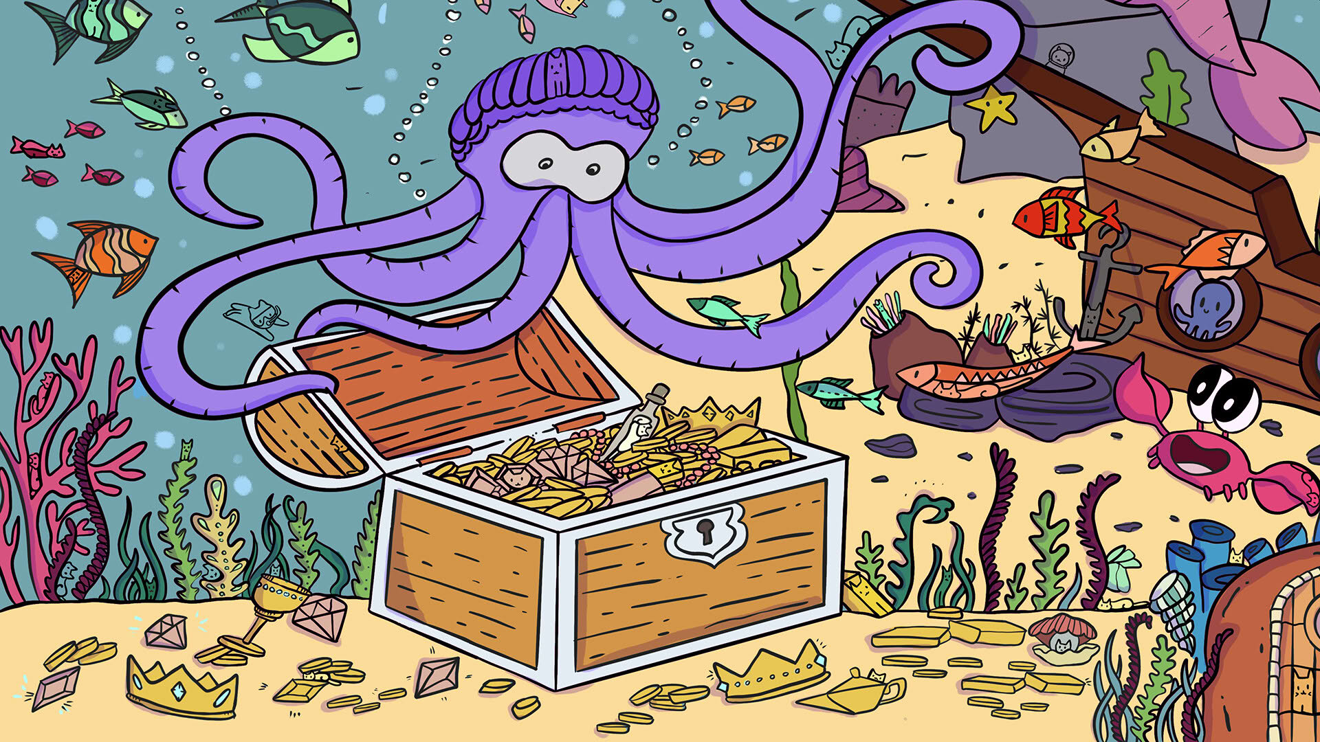 Screenshot for 100 Sea Cats