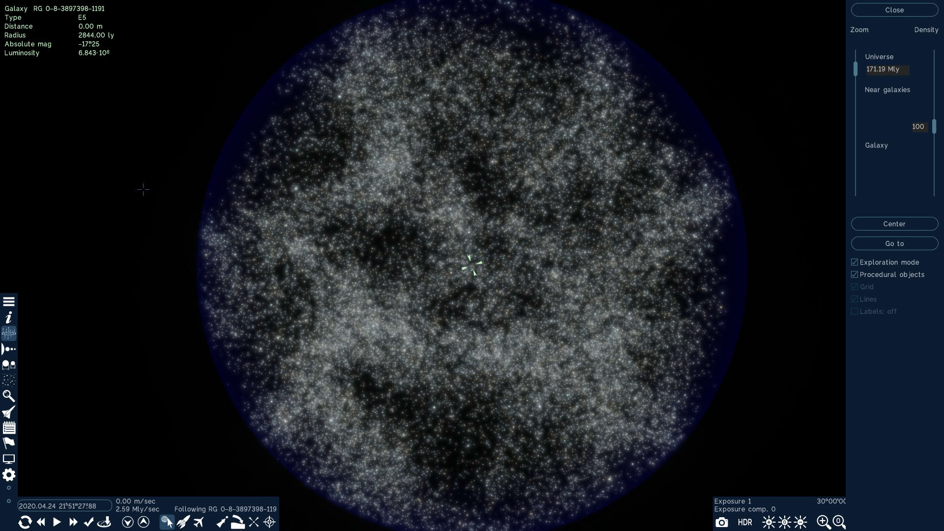 Screenshot for SpaceEngine