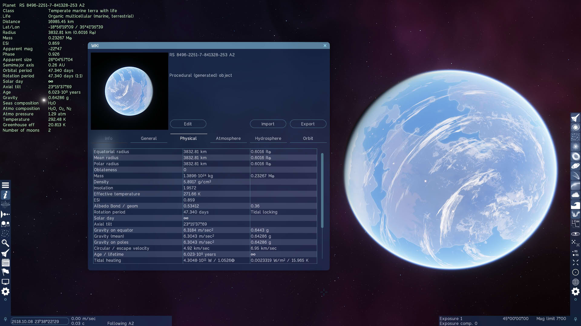Screenshot for SpaceEngine