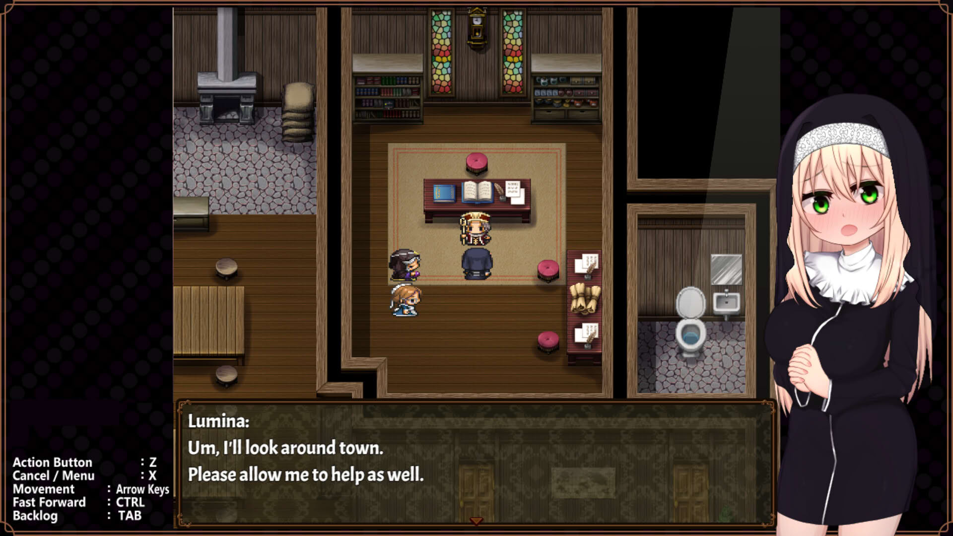Screenshot for Sister Lumina and the Hypnosis Cult