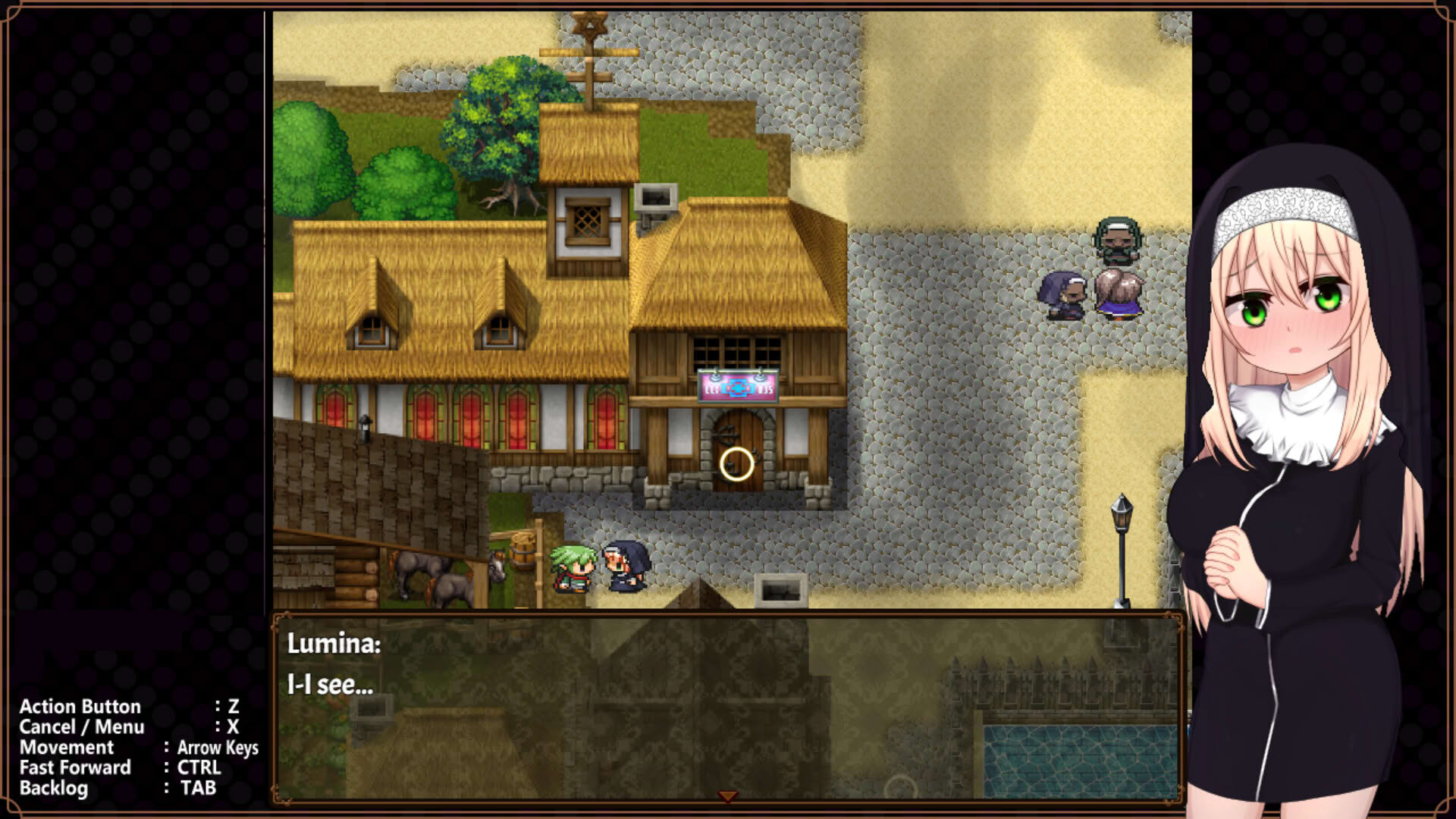 Screenshot for Sister Lumina and the Hypnosis Cult