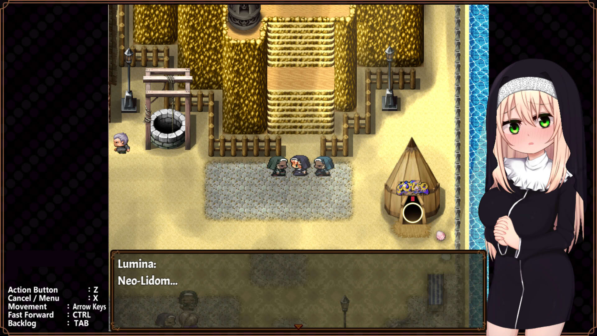 Screenshot for Sister Lumina and the Hypnosis Cult
