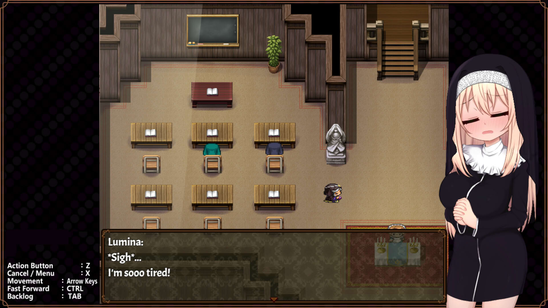 Screenshot for Sister Lumina and the Hypnosis Cult