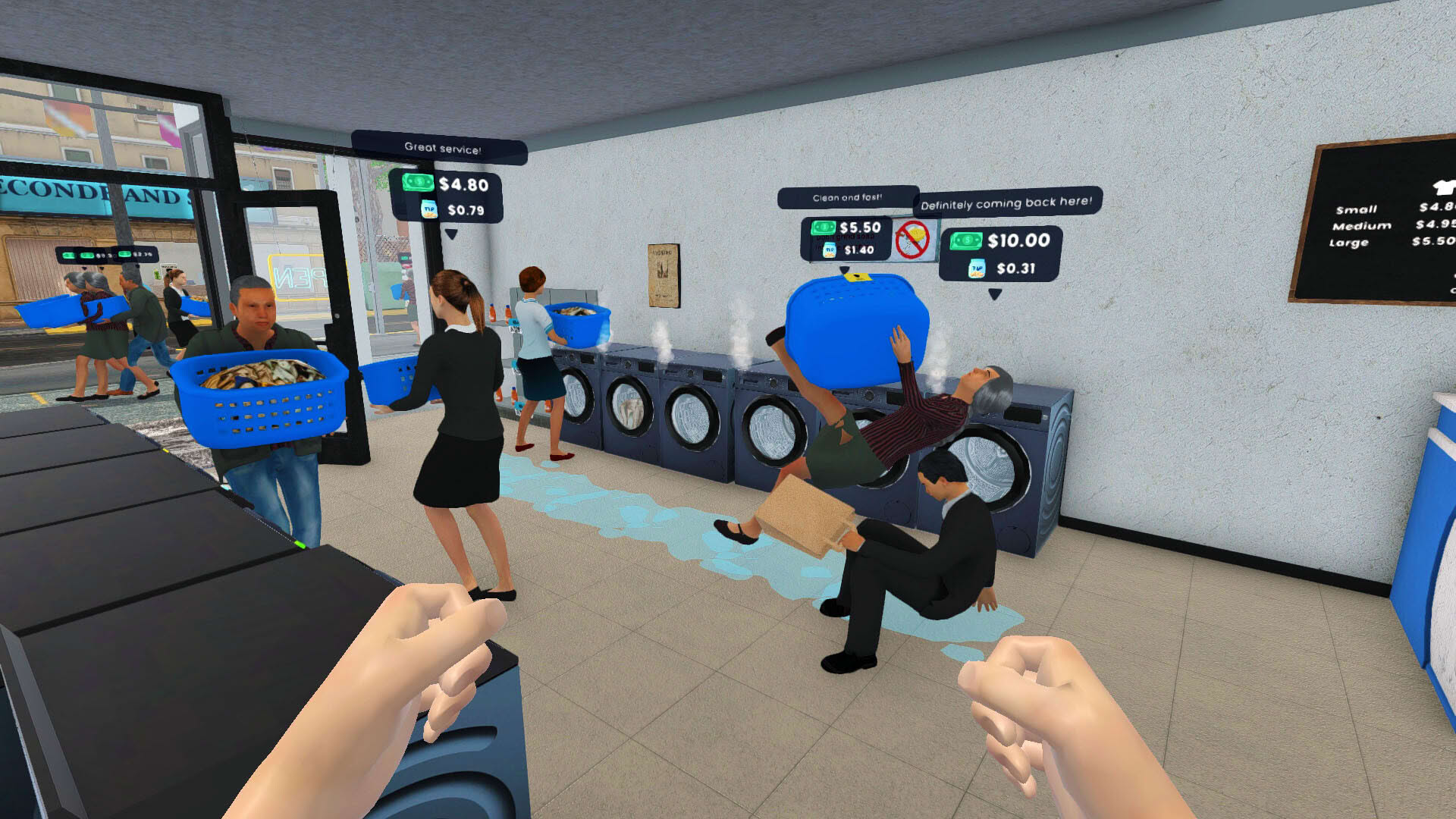 Screenshot for Laundry Store Simulator