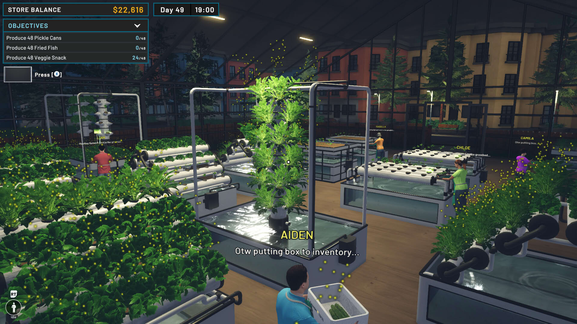 Screenshot for Hydroponics Farm & Store Simulator