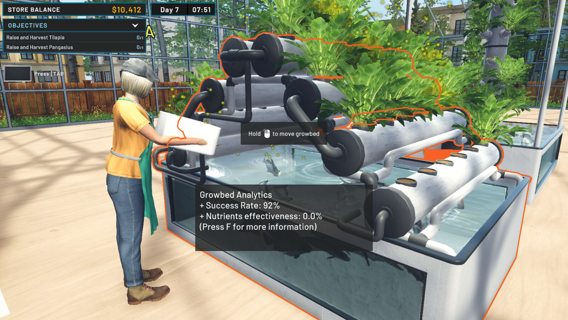 Screenshot for Hydroponics Farm & Store Simulator