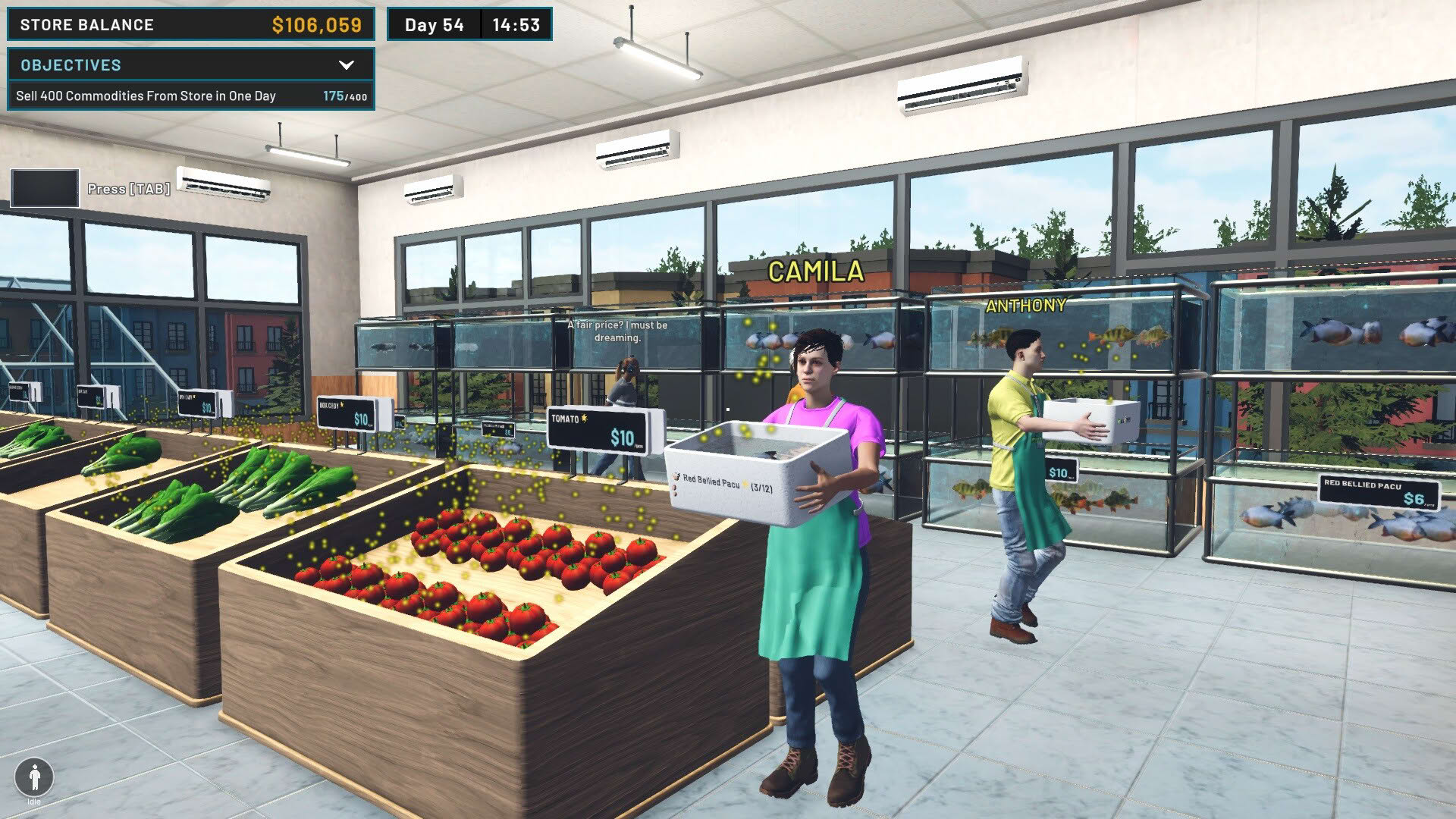 Screenshot for Hydroponics Farm & Store Simulator