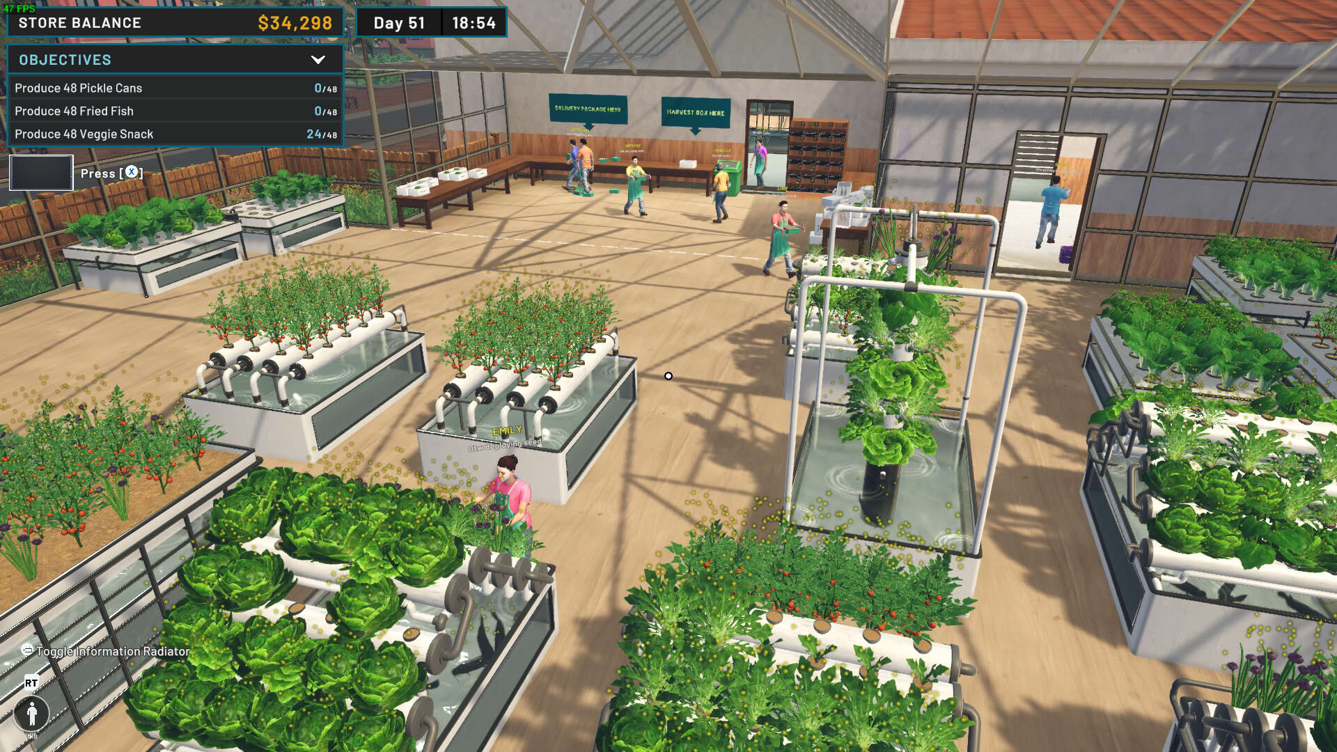 Screenshot for Hydroponics Farm & Store Simulator