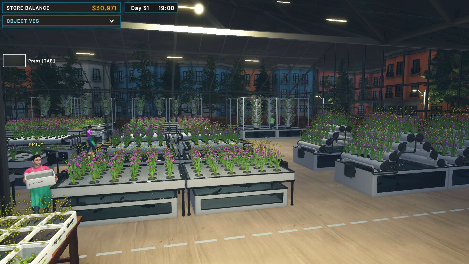 Screenshot for Hydroponics Farm & Store Simulator
