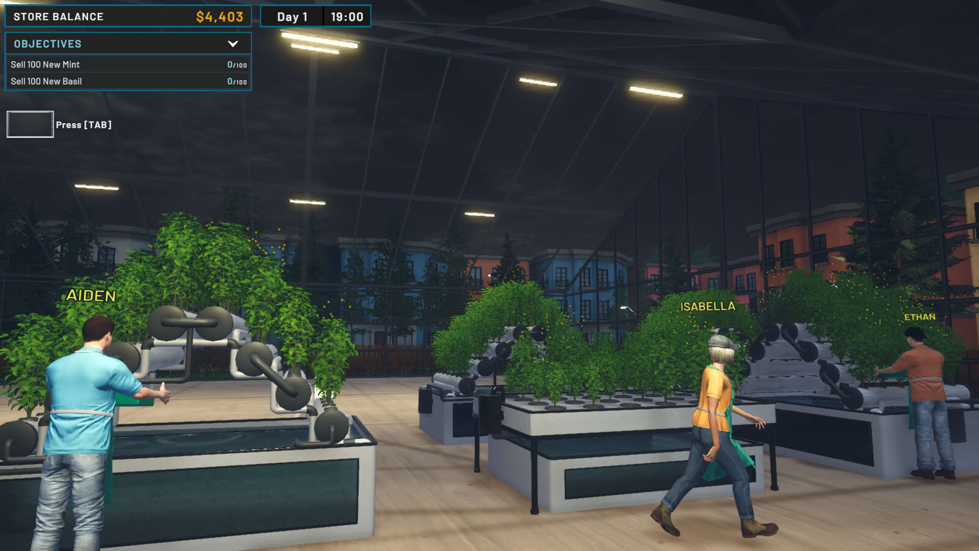 Screenshot for Hydroponics Farm & Store Simulator
