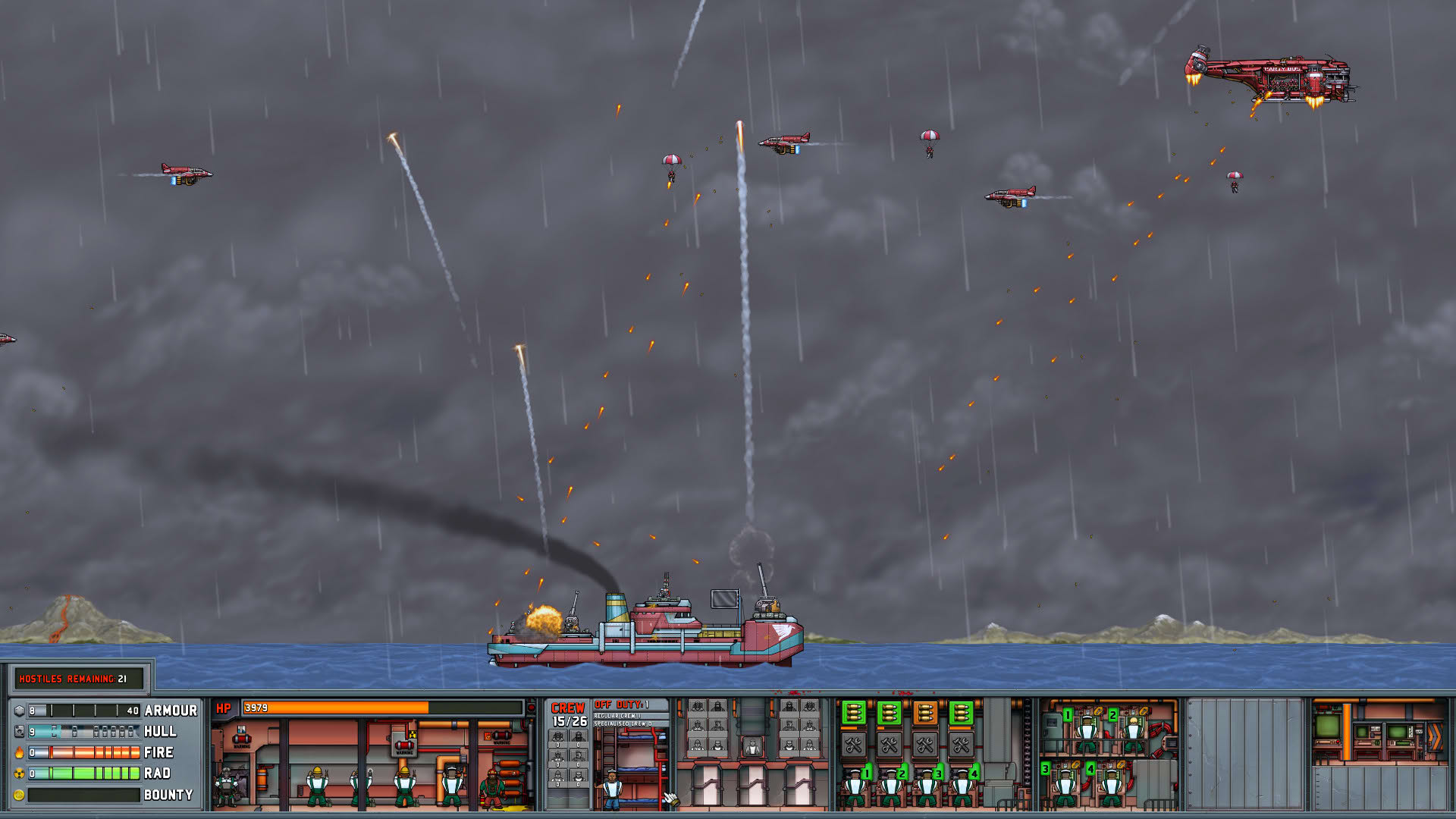 Screenshot for All Guns on Deck