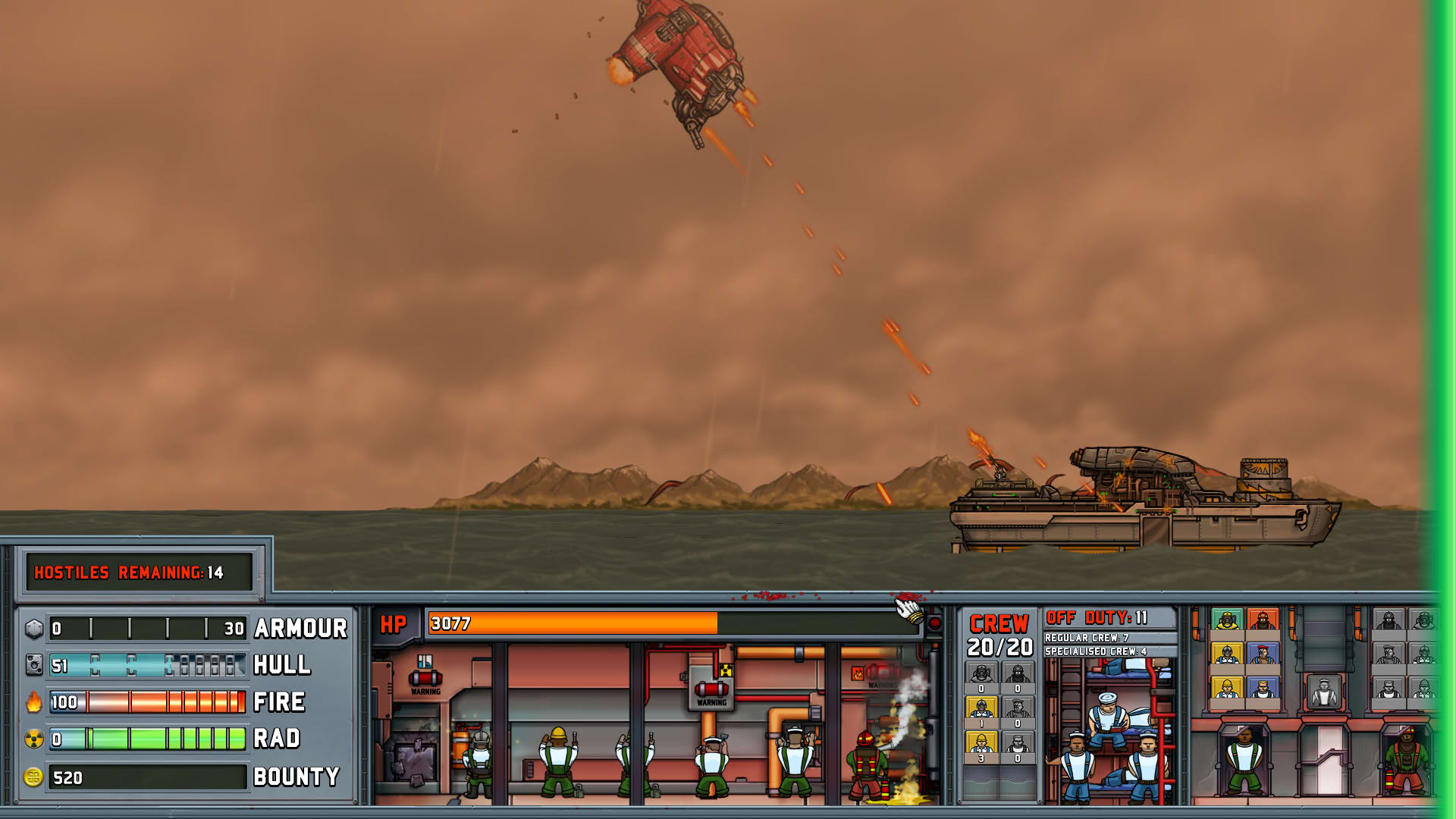 Screenshot for All Guns on Deck
