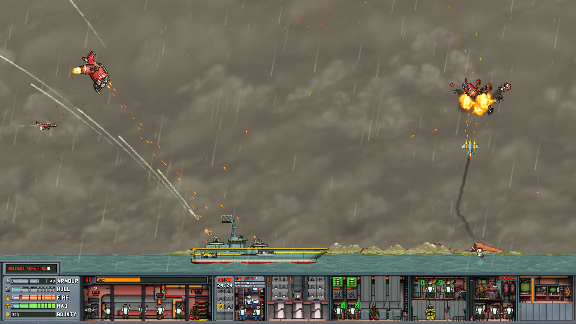 Screenshot for All Guns on Deck