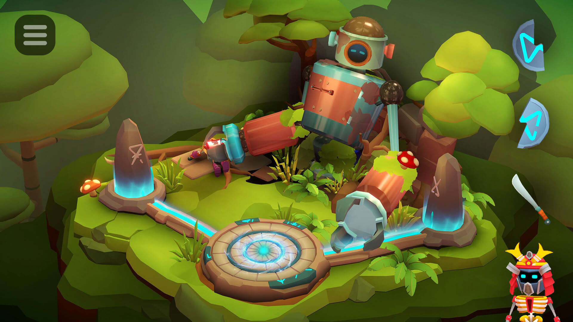 Screenshot for Tiny Robots: Portal Escape