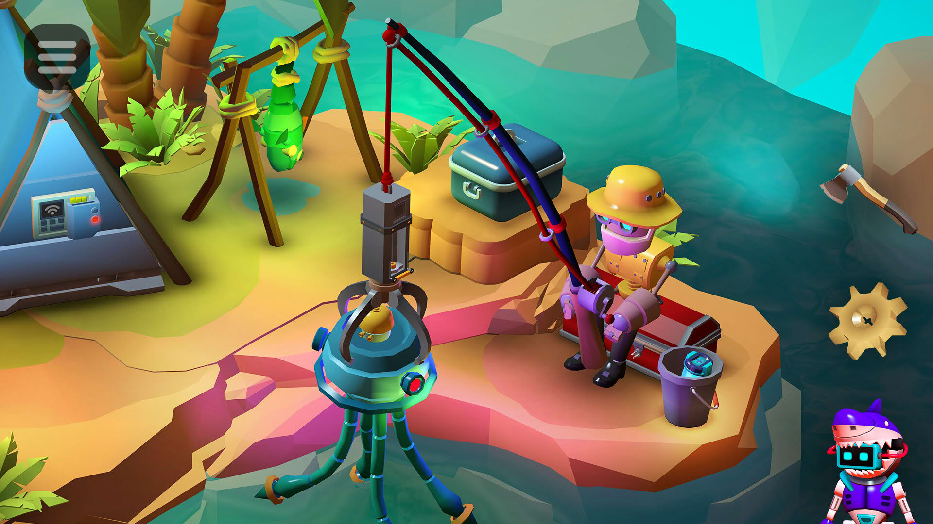 Screenshot for Tiny Robots: Portal Escape