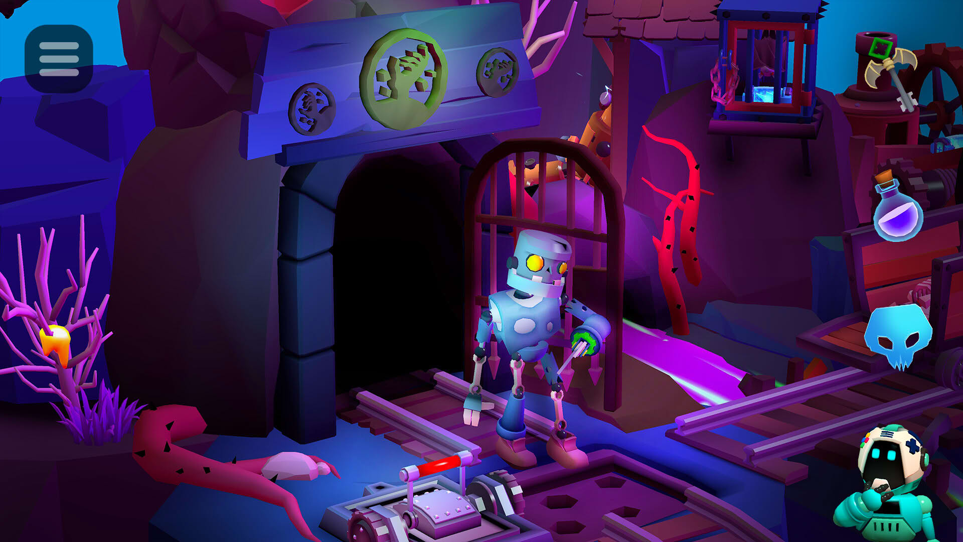 Screenshot for Tiny Robots: Portal Escape
