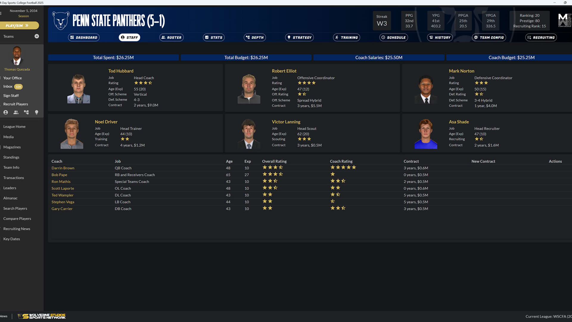 Screenshot for Draft Day Sports: College Football 2025