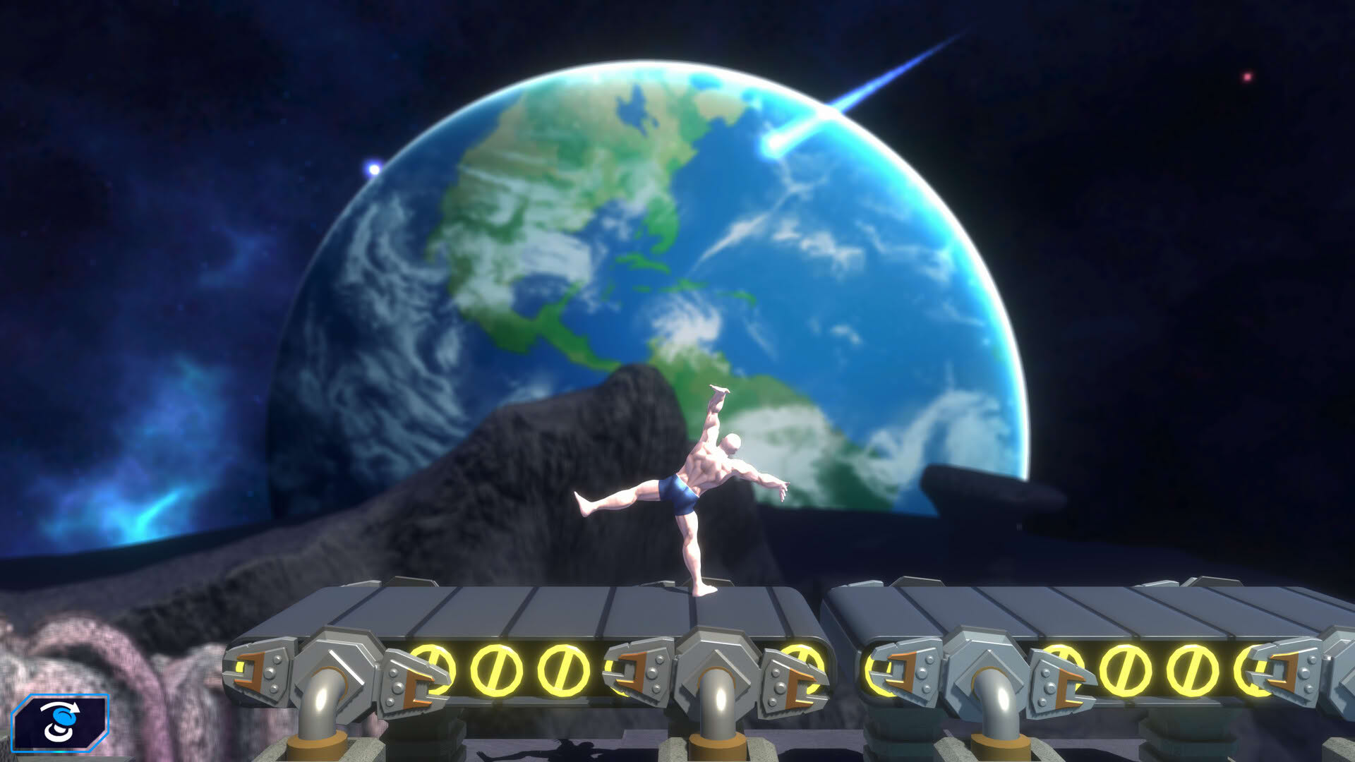 Screenshot for Rolling Macho: Tumbling to Earth