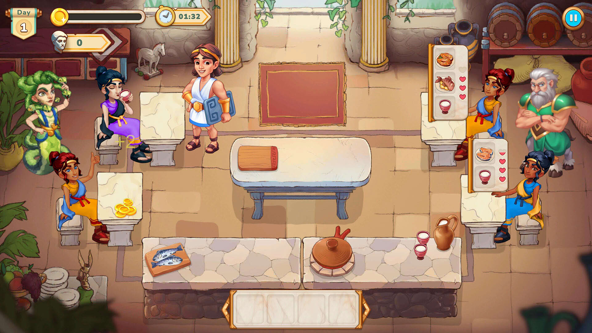 Screenshot for Greek Kitchen Frenzy: Dionysus