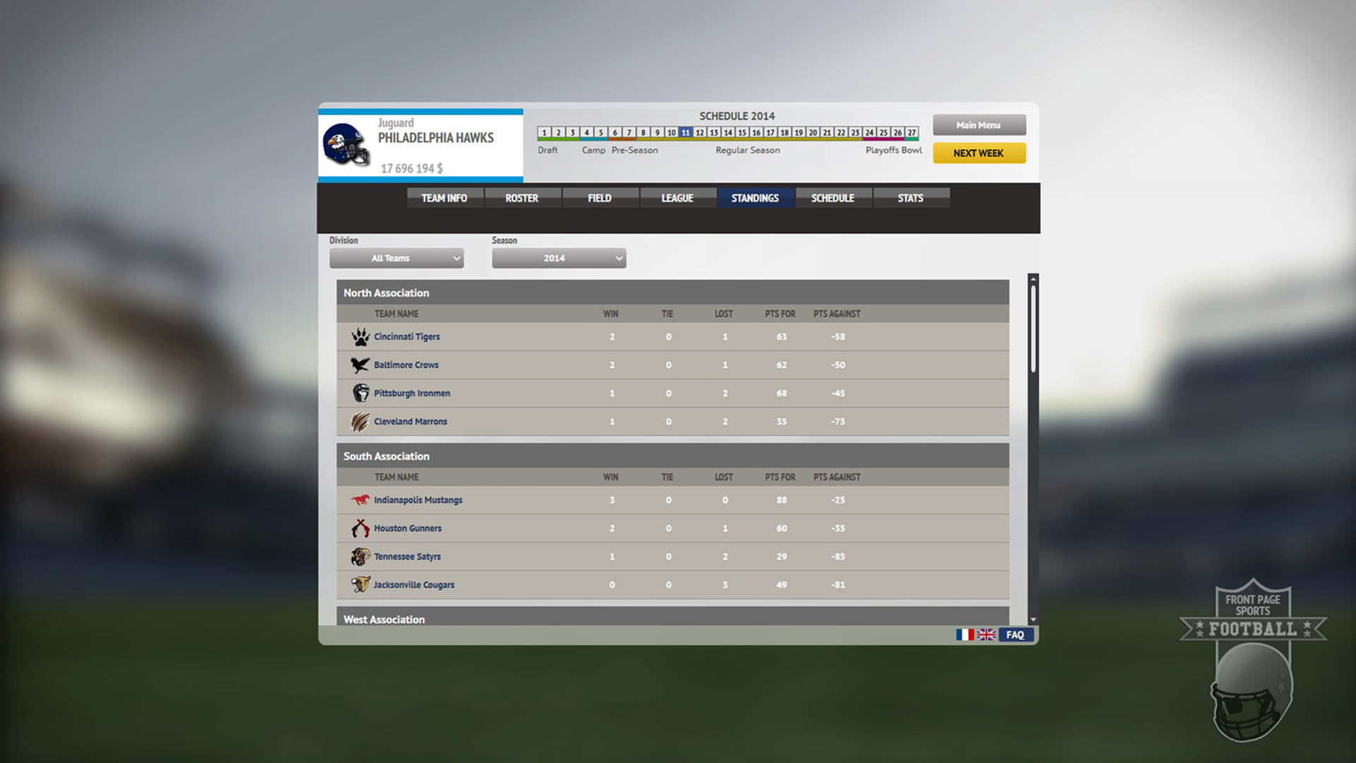 Screenshot for Front Page Sports Football