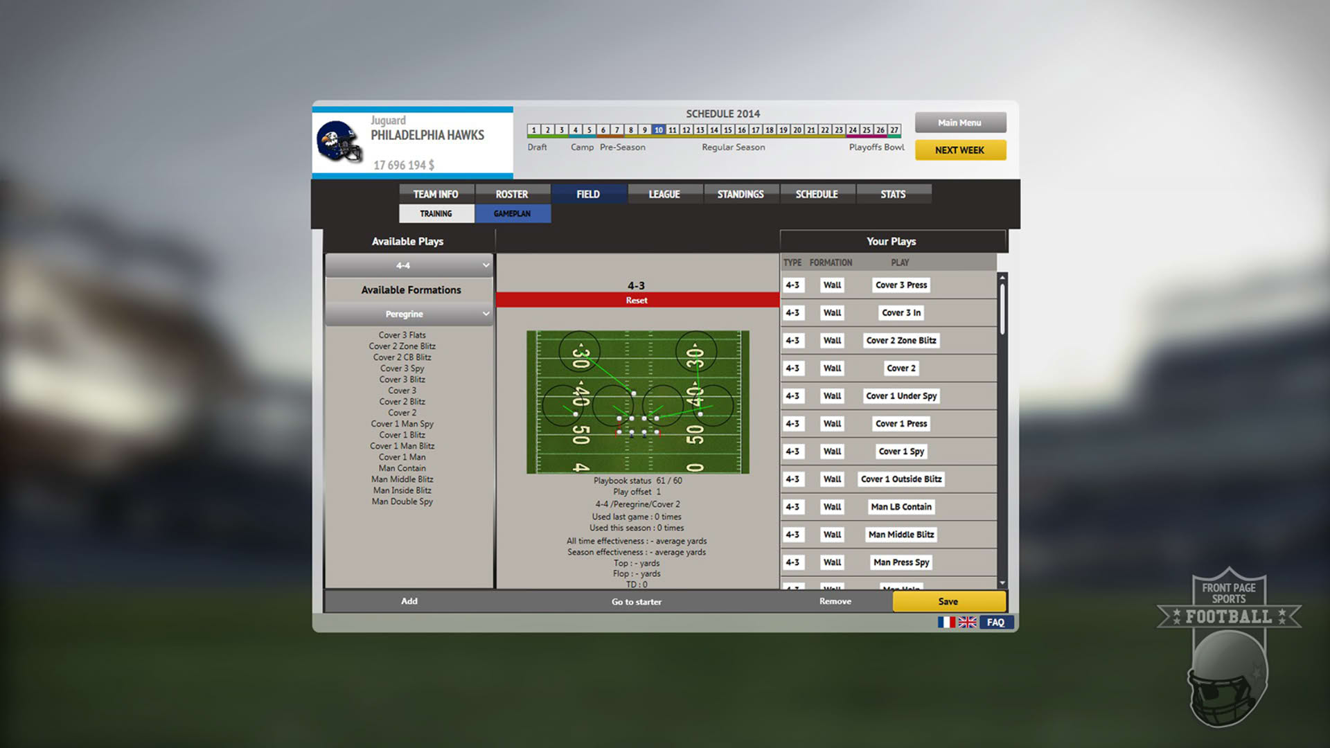 Screenshot for Front Page Sports Football