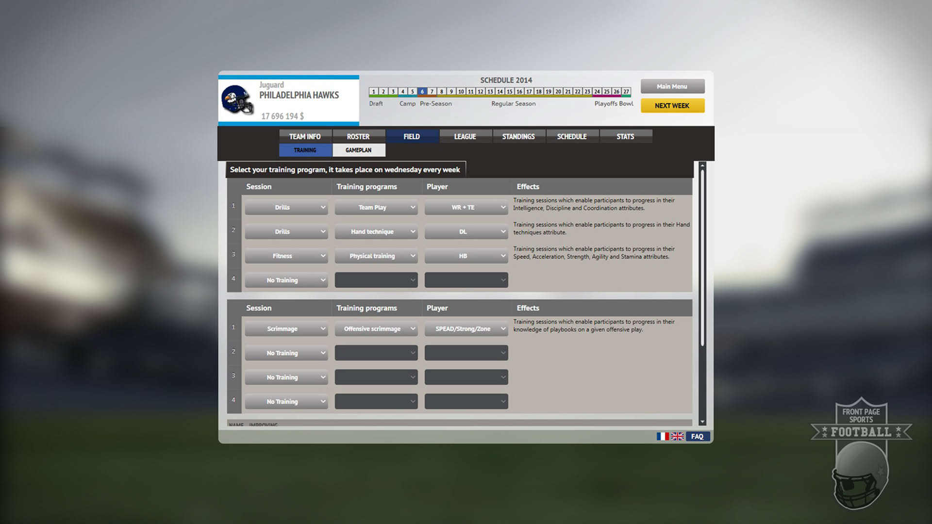 Screenshot for Front Page Sports Football