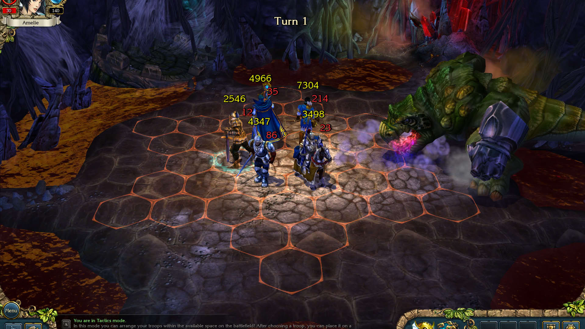 Screenshot for King's Bounty: Armored Princess