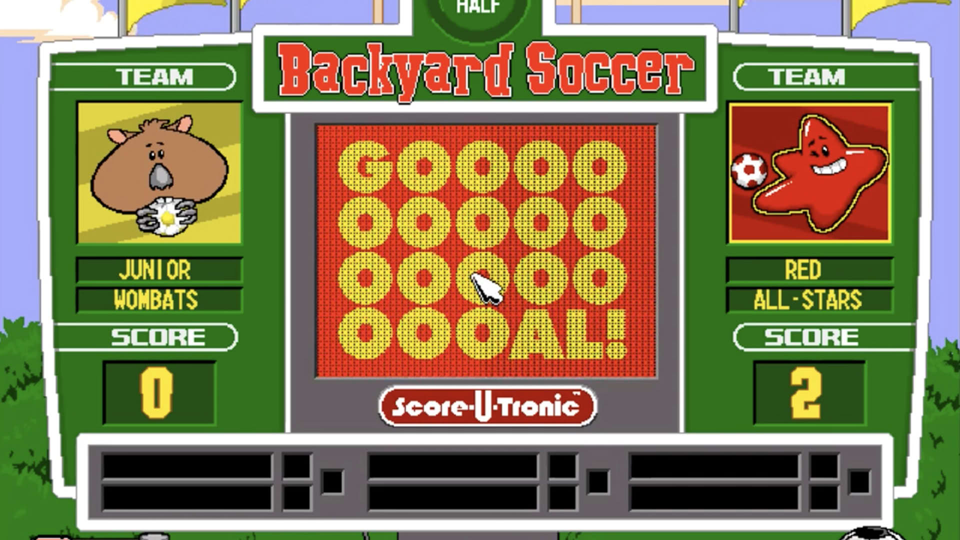 Screenshot for Backyard Soccer '98
