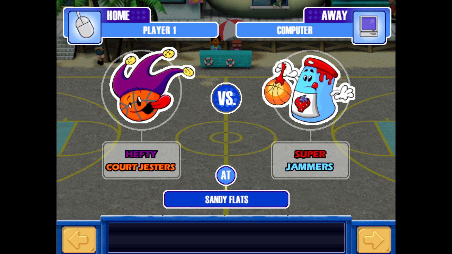 Screenshot for Backyard Basketball ‘01