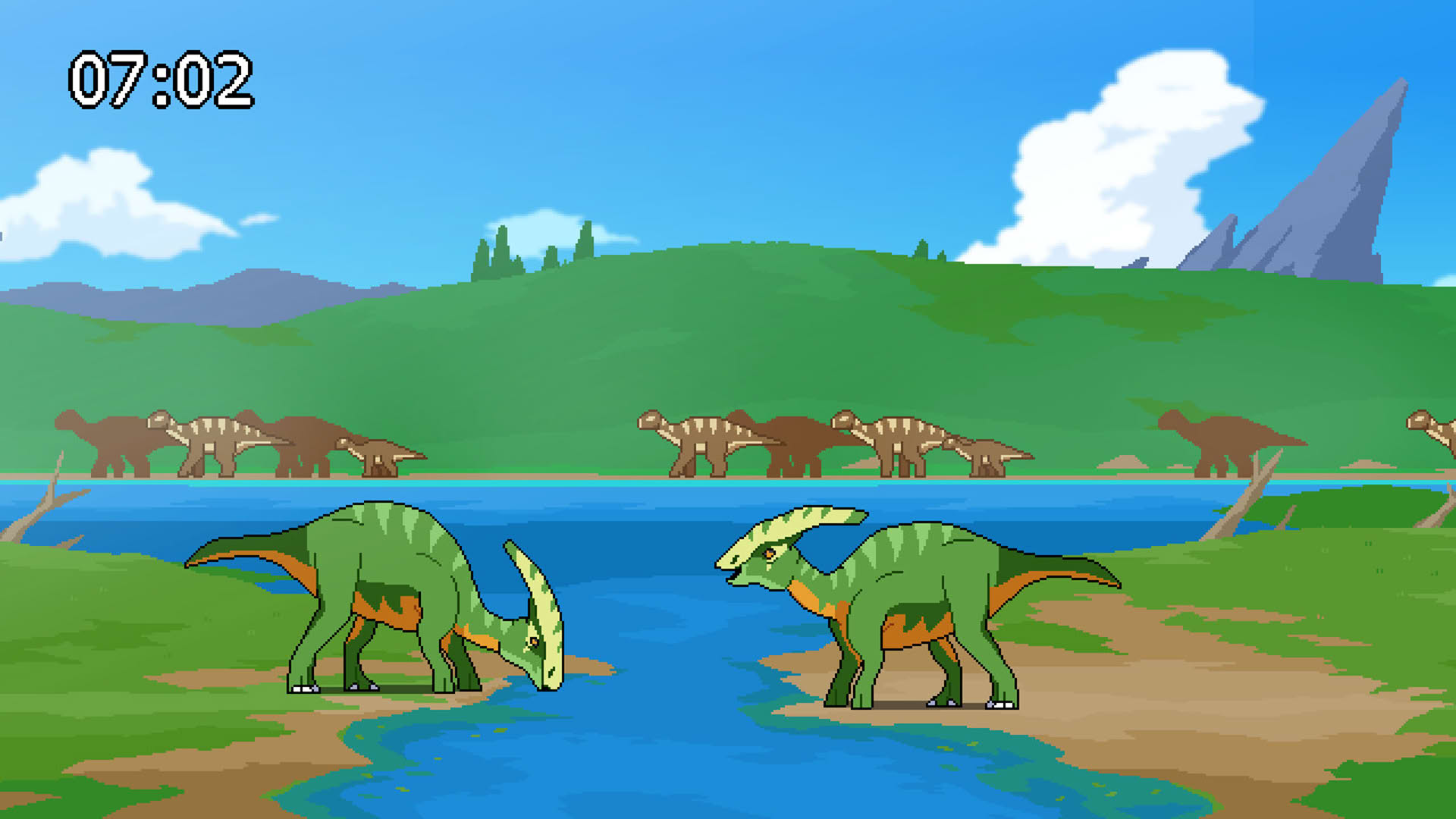 Screenshot for Kokoro Clover Sun: Prehistoric Invaders!