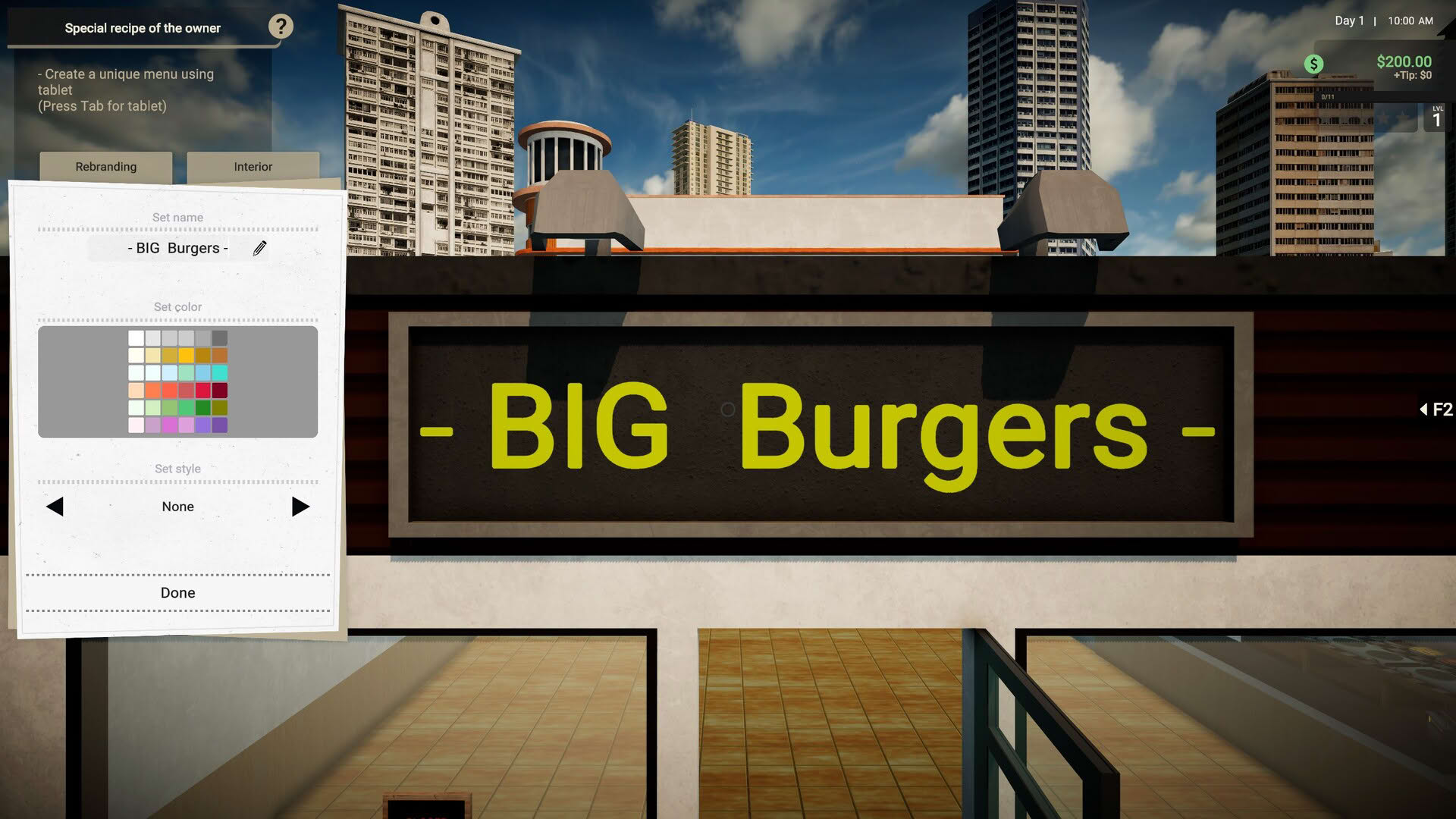 Screenshot for Restaurant Owner: A Restaurant Simulator
