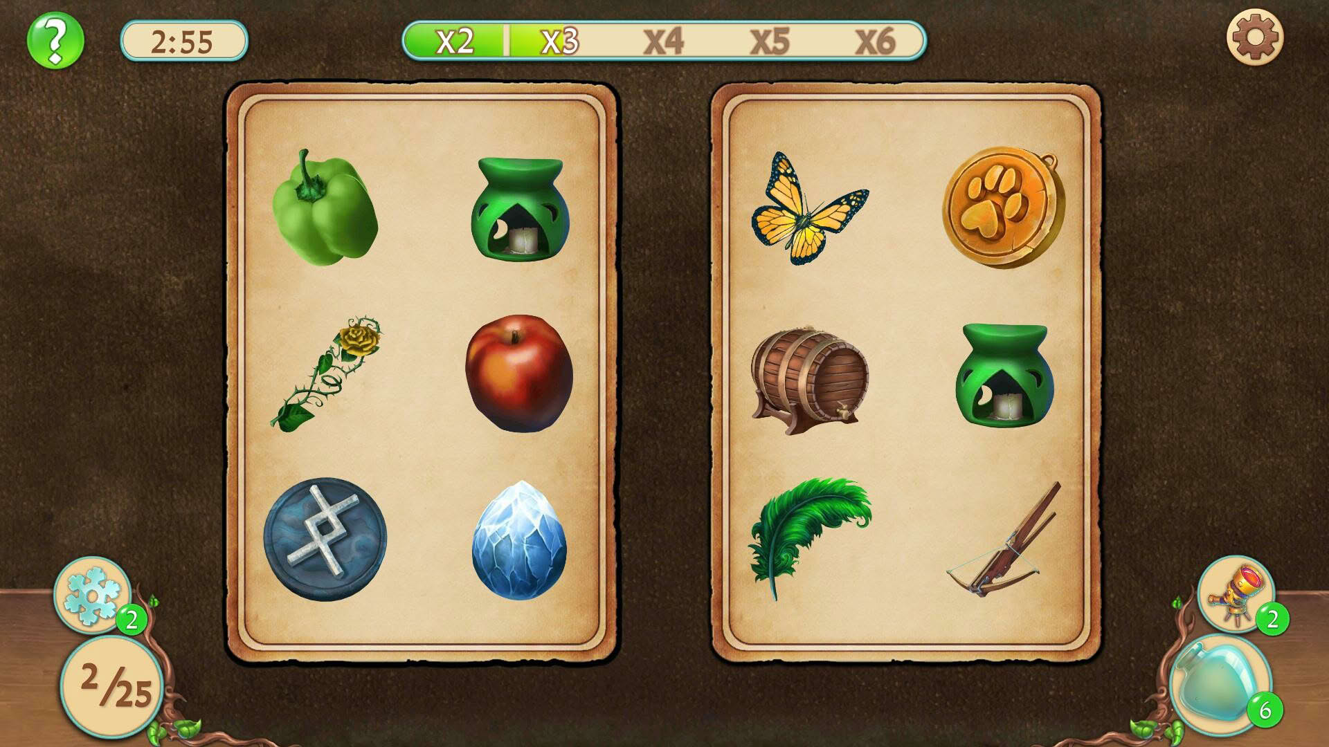 Screenshot for Spellchanted 2D Hidden Object Puzzle Adveture Tile-Matching
