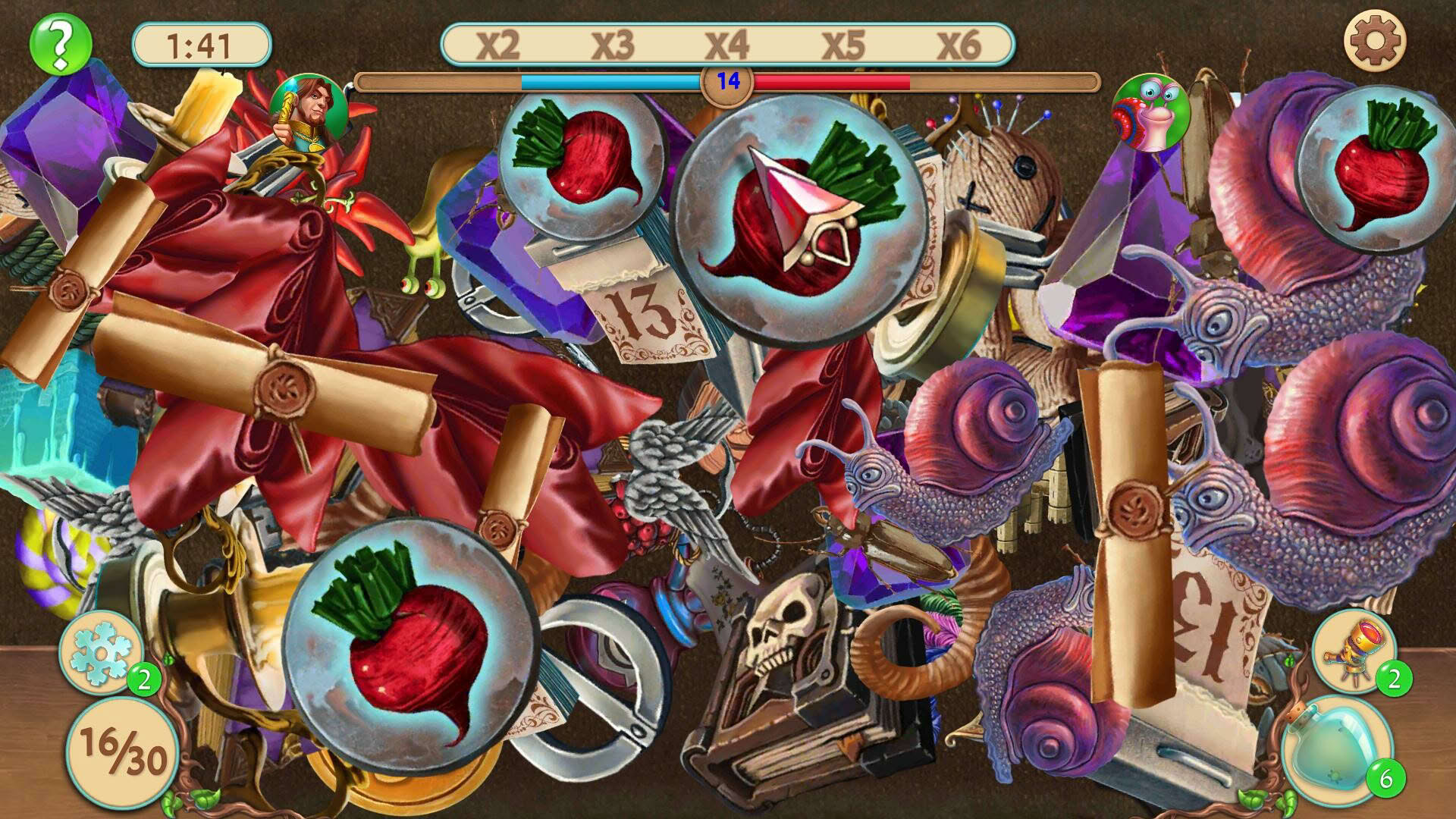 Screenshot for Spellchanted 2D Hidden Object Puzzle Adveture Tile-Matching