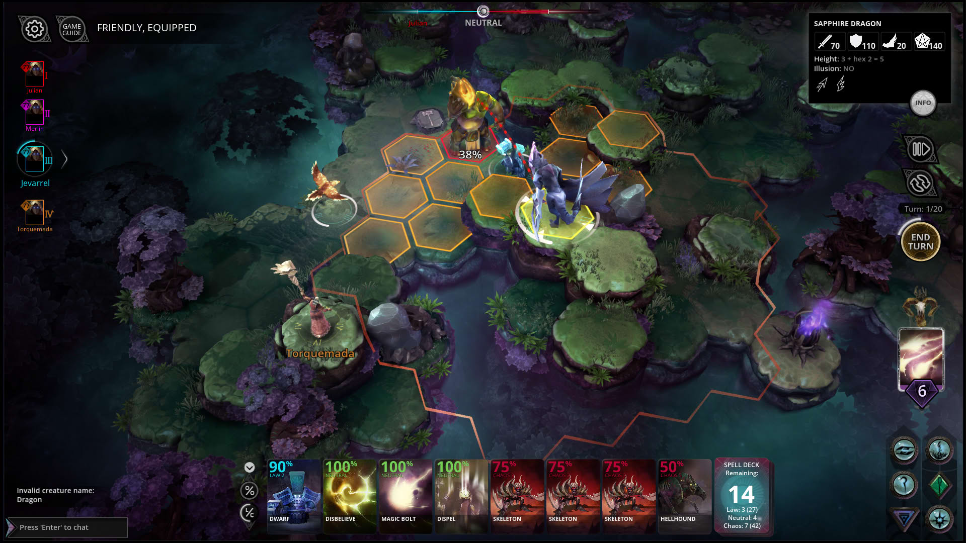 Screenshot for Chaos Reborn