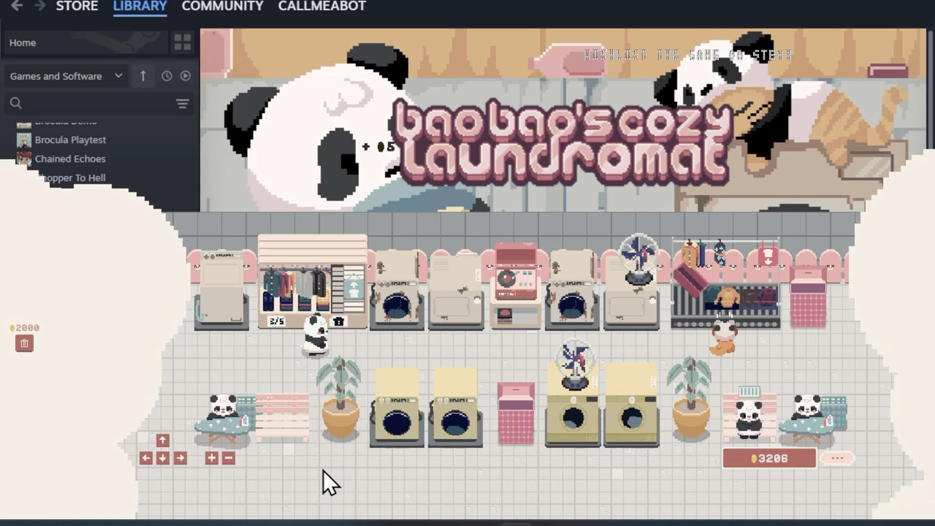 Screenshot for Bao Bao's Cozy Laundromat
