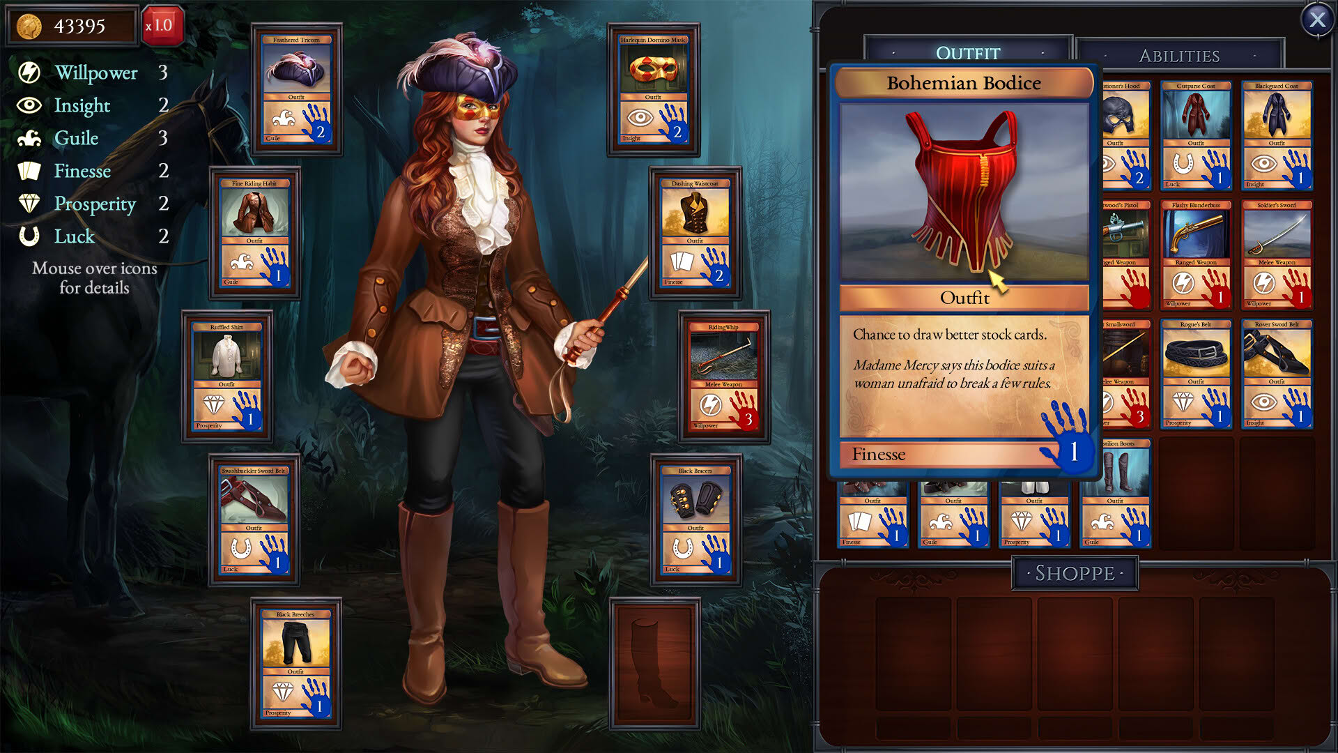 Screenshot for Shadowhand Solitaire