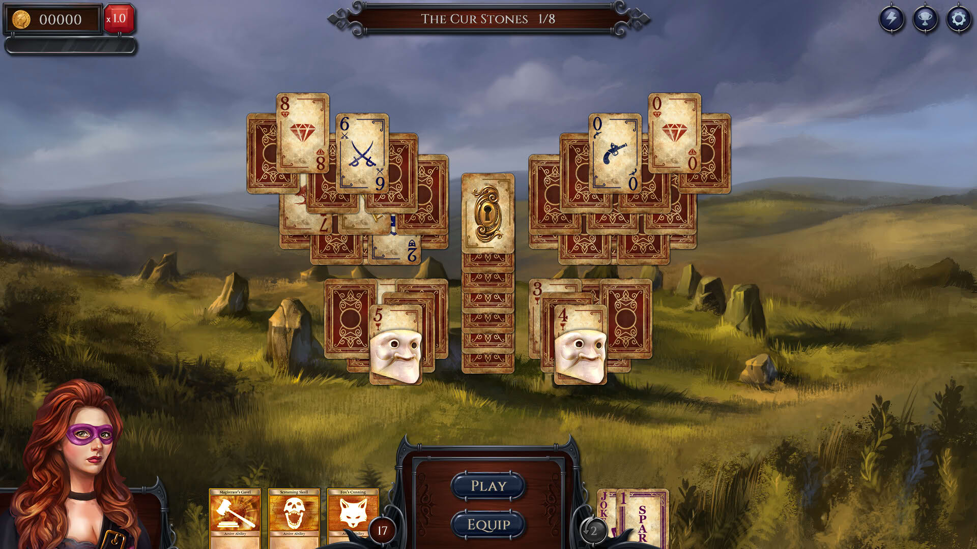 Screenshot for Shadowhand Solitaire