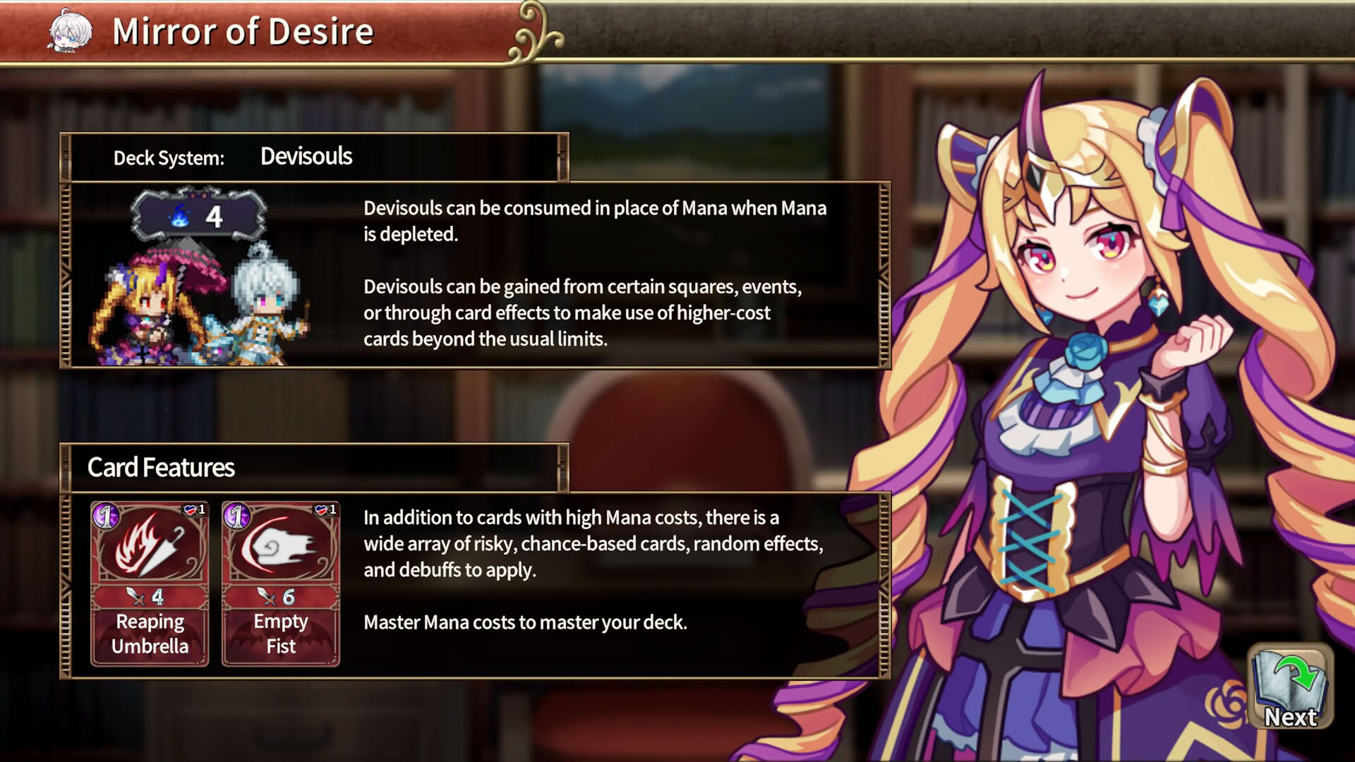 Screenshot for Novels Rogue: Isekai Koshodo to Fuuin no Majo