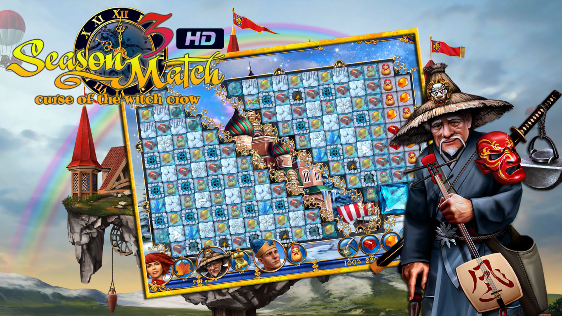 Screenshot for Season Match 3: Curse of the Witch Crow