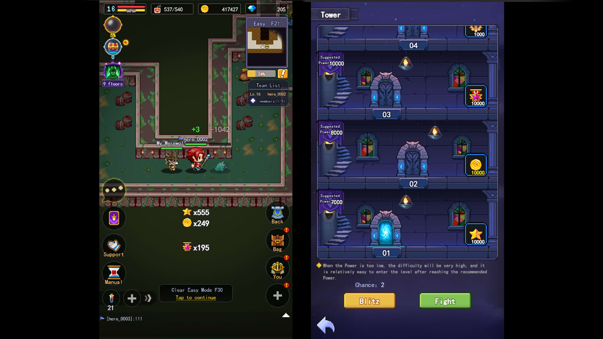 Screenshot for Pixel Dungeon RPG