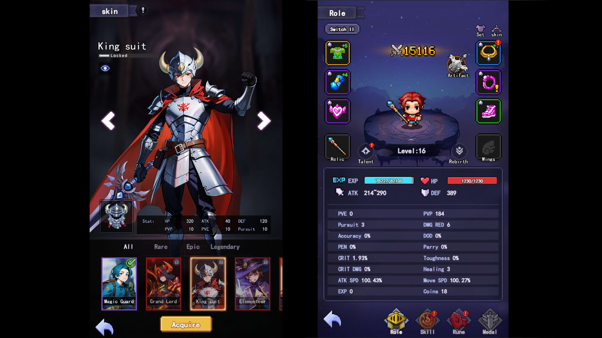 Screenshot for Pixel Dungeon RPG