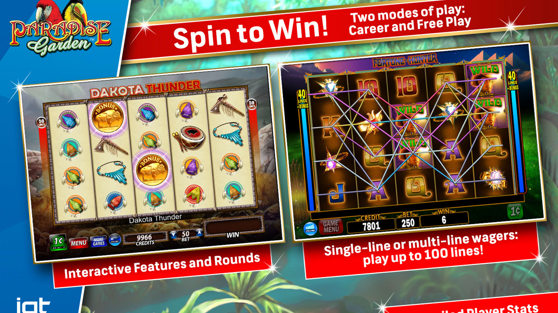 Screenshot for IGT Slots Paradise Garden