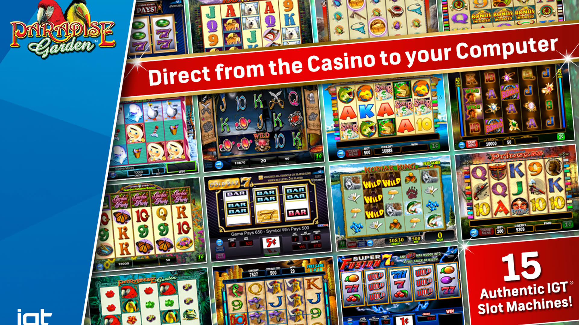 Screenshot for IGT Slots Paradise Garden