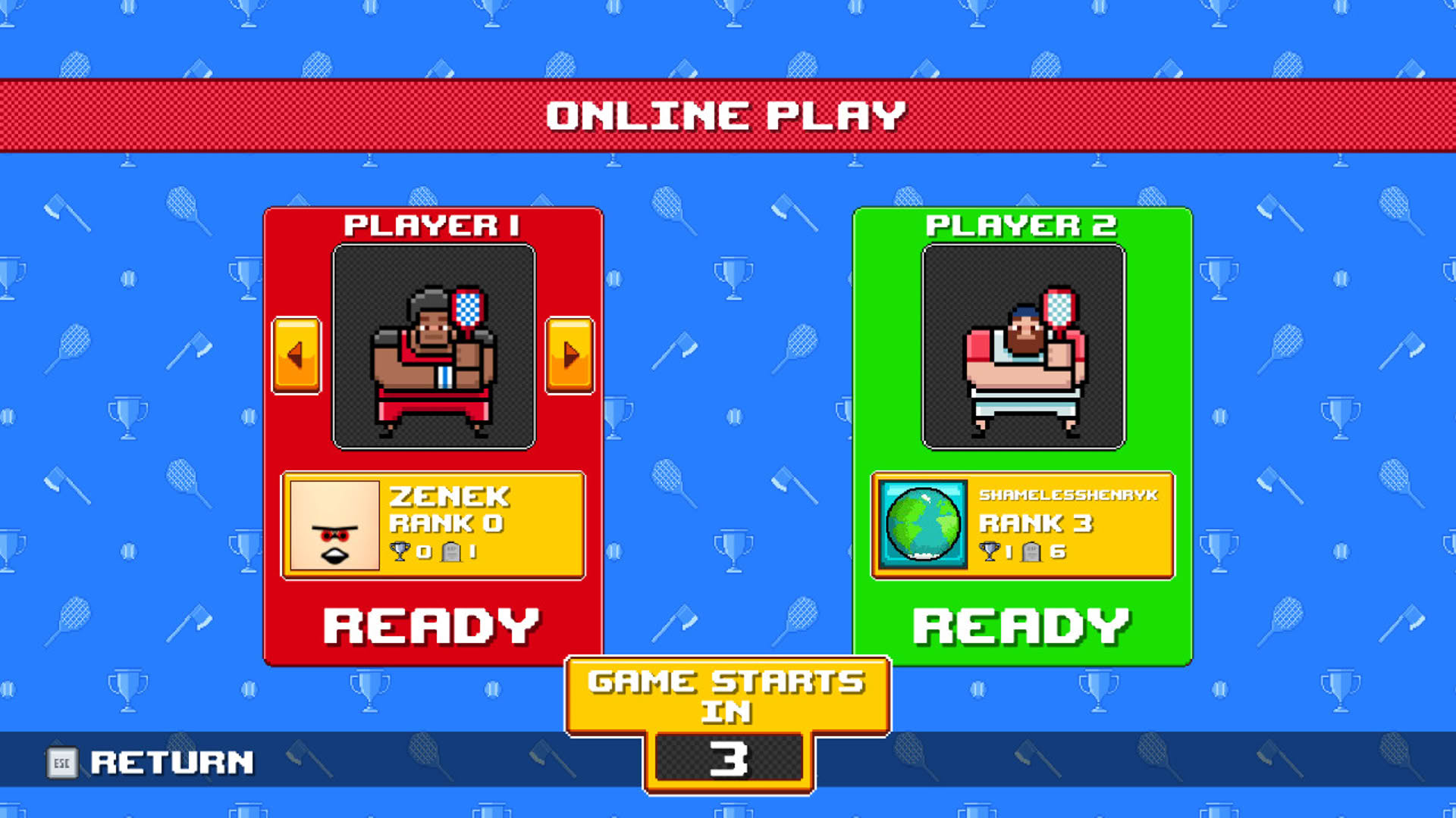 Screenshot for Timber Tennis