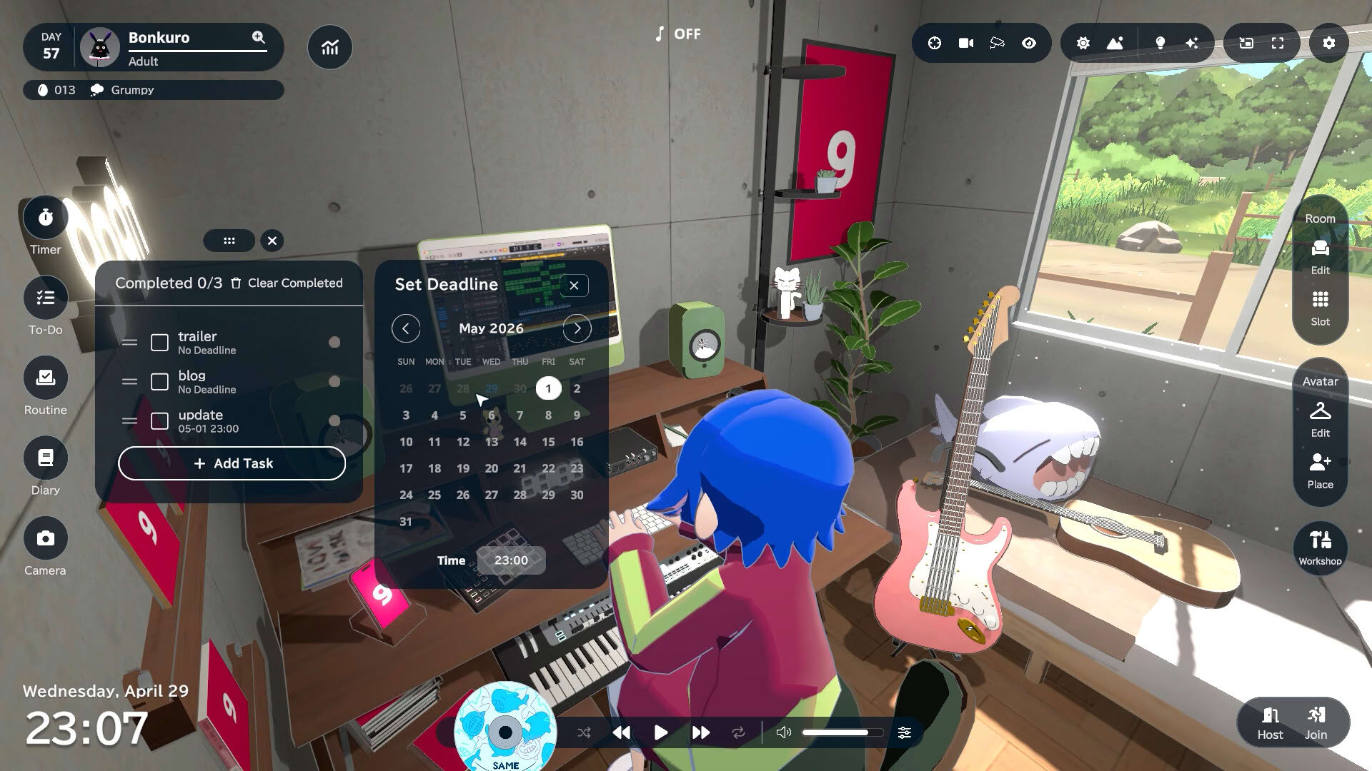 Screenshot for Gogh: Focus with Your Avatar