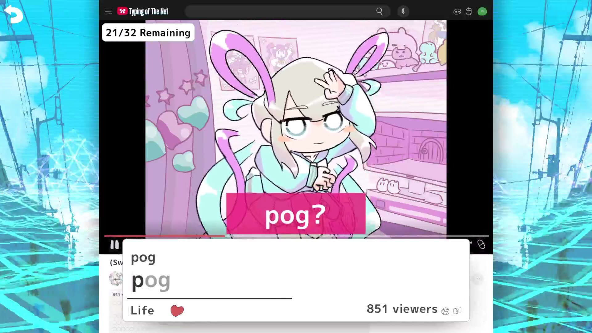Screenshot for Needy Streamer Overload: Typing of The Net